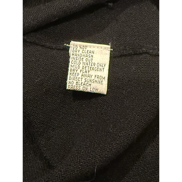 Jack B. Quick Womens Sweater L Black Christmas Cardigan Stocking Festive - Picture 3 of 7